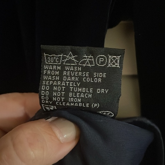 Escada Sport Midnight Blue Velour Turtleneck - Picture 5 of 5